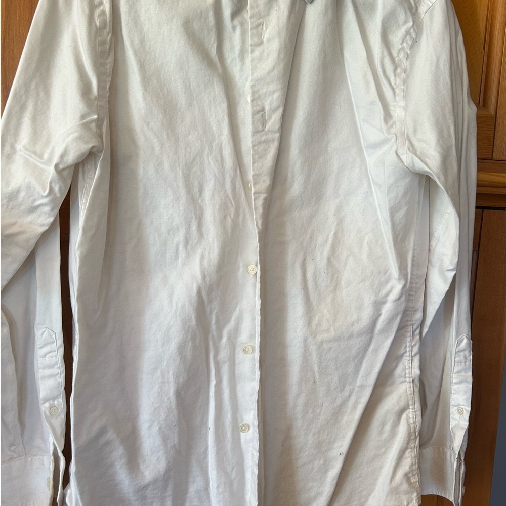 Banana Republic White Slim Fit Shirt - Picture 3 of 6